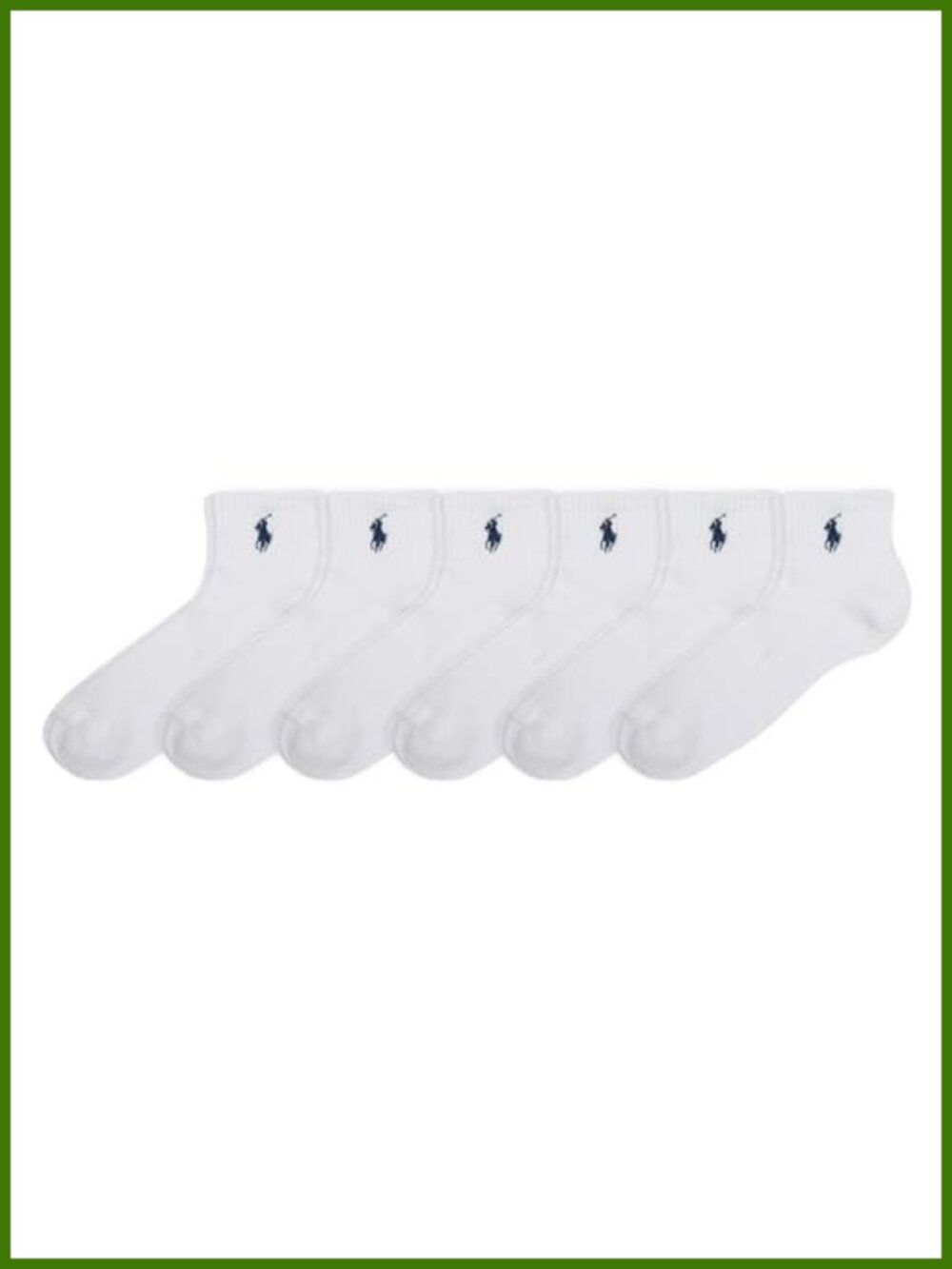 Performance Cotton Ankle Socks 6-Pack Breathable Mesh Arch Support